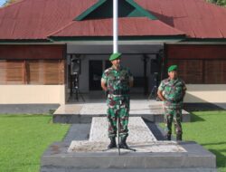 Dandim 1404/Pinrang Pimpin Apel Pengecekan Cuti Gelombang Pertama dan Pelepasan Cuti Lebaran Gelombang Kedua