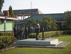 Dandim 0904/Paser Pimpin Apel Pagi Pasca Lebaran Idul Fitri 1446 H