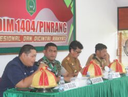 Optimalkan Serapan Gabah dan Beras, Dandim 1404/Pinrang Rapat Evaluasi Bareng Bulog, Pemda Dan Mitra Maklon