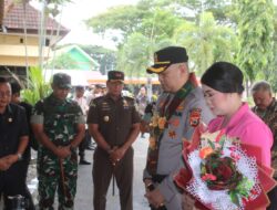 Sinergi TNI-Polri, Dandim 1404/Pinrang Hadiri Penyambutan Kapolres Pinrang Yang Baru