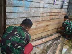 Karya Bakti Kodim 0904/Psr Wujudkan Asrama Putri Layak Huni