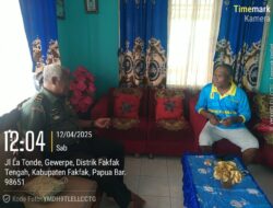 Letda Inf Syaiful Anjangsana Dengan Tokoh Adat Distrik Fakfak Tengah