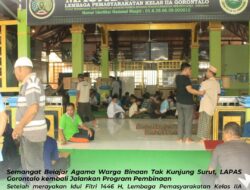 Semangat Belajar Agama Warga Binaan Tak Kunjung Surut, LAPAS Gorontalo kembali Jalankan Program Pembinaan