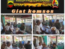 Babinsa Komsos Bersama Masyarakat di Nagari Punggung Kasiak