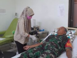 Babinsa Koramil 03/Sungai Sarik Donor Darah Sebagai Wujud Peduli Dengan Sesama