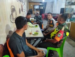 Sinergi TNI-Polri, Babinsa dan Bhabinkamtibmas Gelar Komsos dengan Warga Geumpang