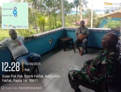 Pasi Ter Korem 182/JO Anjangsana Dengan Tokoh Pemuda di Distrik Pariwari