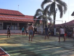 Rutan Pelaihari Gelar Turnamen Voli Antar Warga Binaan, Semarakkan HBP ke-61