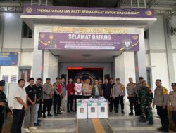 Terima Logistik PSU, Lapas Banjarbaru Siap Sukseskan Pemilihan Wali Kota dan Wakil Wali Kota Banjarbaru Tahun 2024