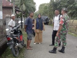 Jalin Kedekatan dengan Warga, Babinsa Tiro Laksanakan Anjangsana dan Komsos di Desa Dayah Baro