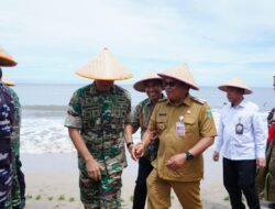 Perkuat Ketahanan Pangan di Wilayah Korem 141/TP, Danrem 141/TP dampingi Kepala Staf Angkatan Laut dan Kepala Badan Pemeliharaan Keamanan Polri Berkunjung Ke Wilayah Kab. Takalar