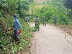 Koramil 03/Baraka Laksanakan Karya Bakti Antisipasi Banjir dan Wabah Penyakit