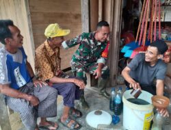 Melalui Komsos, Babinsa Koramil 06/Teluk Dalam Jalin Kedekatan Dengan Warga Binaan