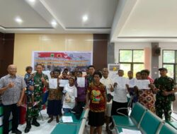 Kodim 1805/Raja Ampat Gelar Layanan Pembuatan Akta Kelahiran Serentak