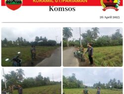 Pantau Wilayah, Babinsa Lakukan Pengecekan Lahan Tidur di Wilayah Binaan