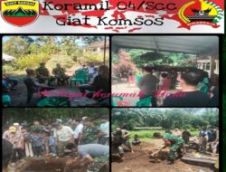Ikut Berbela Sungkawa Babinsa 04/Sicincin Kodim 0308/Pariaman, Melayat Kerumah Duka, ikut Pengantaran jenazah Ke Pemakama