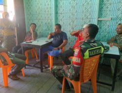 Menjalin Silaturahmi Babinsa Posramil Beutong Ateuh Banggalang Komsos dengan Tokoh Masyarakat