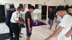 Jaga Kondusifitas Rutan, Ka. KPR Pimpin Penggeledahan Kamar Hunian Rutan Pelaihari