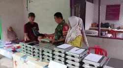 Babinsa Kodim 0907/Tarakan Kawal Program MBG Untuk Posyandu Diwilayah