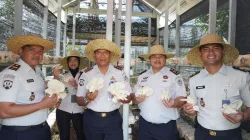 Lapas Banjarbaru Panen 1,5 Kg Jamur Tiram, Wujud Pembinaan Kemandirian Warga Binaan