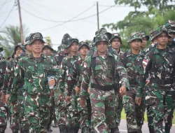 Kodam XXIV/Mandala Trikora Laksanakan Minggu Militer Melalui Kegiatan Hanmars 5 Km