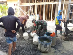 Babinsa Koramil 1404-04/Paleteang Bantu Warga, Wujudkan Semangat Gotong Royong