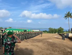 Kepala Staf Brigif TP 31/PS Terima Tradisi Korps Raport Perwira Baru