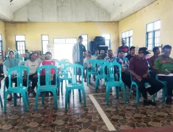 BABINSA JAGEBOB HADIRI RAPAT KAMPUNG MIMI BARU, PERKUAT KESEPAKATAN PERKAM HEWAN TERNAK