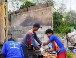 Batako Karya Warga Binaan Lapas Banjarbaru Laris Dibeli Masyarakat
