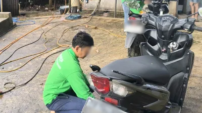 Asimilasi Carwash Rutan Pelaihari Ramai Dikunjungi, Warga Sekitar Apresiasi Kebersihan dan Pelayanannya