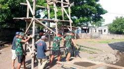 Kehadiran Brigif TP 31/PS Mendapat Apresiasi Besar dari Masyarakat Kecamatan Pekat.
