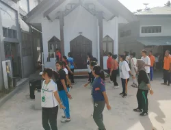 Lapas Kelas III Wonreli Gelar Senam Pagi Bersama