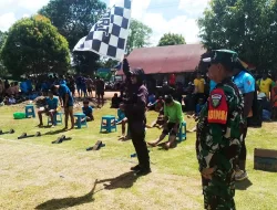 BABINSA ELIKOBEL HADIR, BERIKAN SEMANGAT CALON ATLIT MERAUKE UNTUK BERANI TAMPIL