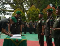 DANREM 181/PVT PIMPIN SERTIJAB DAN TRADISI SATUAN