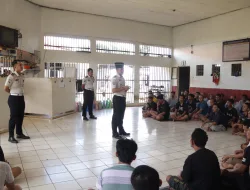 Bangun Blok Hunian Aman dan Tertib, Ka. KPR Rutan Pelaihari Berikan Pengarahan Langsung kepada Warga Binaan