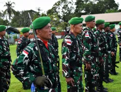 LETKOL CZI DILI EKO SETYAWAN PIMPIN UPACARA BENDERA, TEGUHKAN NASIONALISME DAN DISIPLIN PRAJURIT