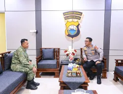 Pererat Sinergitas TNI-Polri, Dandim 1405/Parepare Silaturahmi ke Kapolres Barru