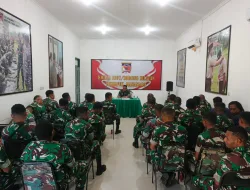 Dandim 1807/Sorsel Gelar Jam Komandan Perdana, Tekankan Disiplin dan Soliditas Prajurit