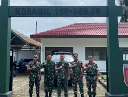 Dekat dengan Prajurit, Danrem 141/Toddopuli Kunjungi Koramil 1411-03/Kajan