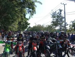 Danramil 1405-06/Barru, Hadiri Pelepasan 600 Rider Bhayangkara Trail Polres Barru, Perkuat Sinergi TNI-Polri dan Promosikan Wisata Alam