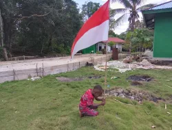 Air Bersih Mengalir, Senyum Anak-Anak Kampung Sesor Mengembang: Bukti Nyata TMMD Ke-129 Hadirkan Manfaat