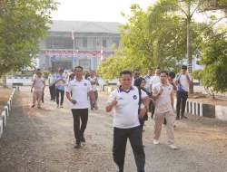 Lapas Banjarbaru Gelar Fun Walk Semarak HUT RI Ke-81