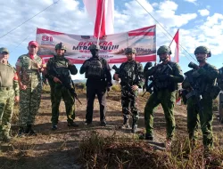 DARI PUNCAK BUKIT BOBAIRO, MERAH PUTIH TEGASKAN PANIAI BAGIAN TAK TERPISAHKAN DARI NKRI