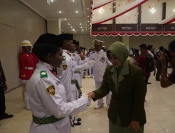 DANREM 181/PVT HADIRI UPACARA PENGUKUHAN PASKIBRAKA PROVINSI PAPUA BARAT DAYA TAHUN 2026