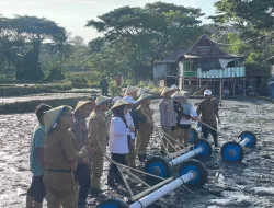 Dandim 1405/Parepare Bersama Forkopimda Dukung Ketahanan Pangan Melalui Sistem Tanam Perdana Padi Model Pertanian Modern