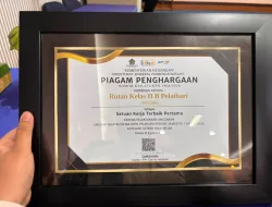 Rutan Pelaihari Raih Penghargaan Satuan Kerja Terbaik Pertama dalam Kinerja Anggaran dan Digitalisasi Pembayaran