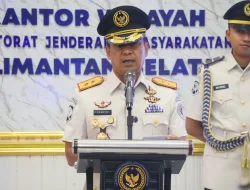 Karutan Pelaihari Hadiri Pelantikan dan Pengambilan Sumpah Jabatan Pejabat Pemasyarakatan Kanwil Ditjenpas Kalsel