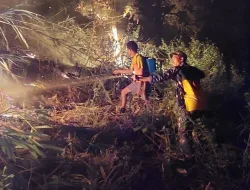 Aksi Heroik Personel Koramil 1405-08/Tanete Riaja Bersama Aparat dan Masyarakat Berhasil Jinakkan Api di Gunung Botto Sajang