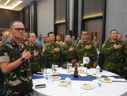 DANREM 181/PVT DAMPINGI PANGDAM XVIII/KASUARI HADIRI PEMBUKAAN RAKORWIL OTORITAS BANDARA IX DAN X