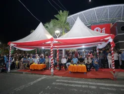 Meriahkan HUT KE-81 RI, Dandim 1405/Parepare Bersama Forkopimda Hadiri Lomba Gerak Jalan 